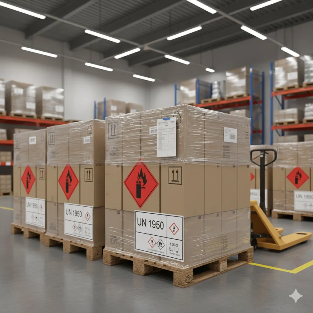 UN-approved packaging and labeling for aerosol dangerous goods transport — Global Aerosols