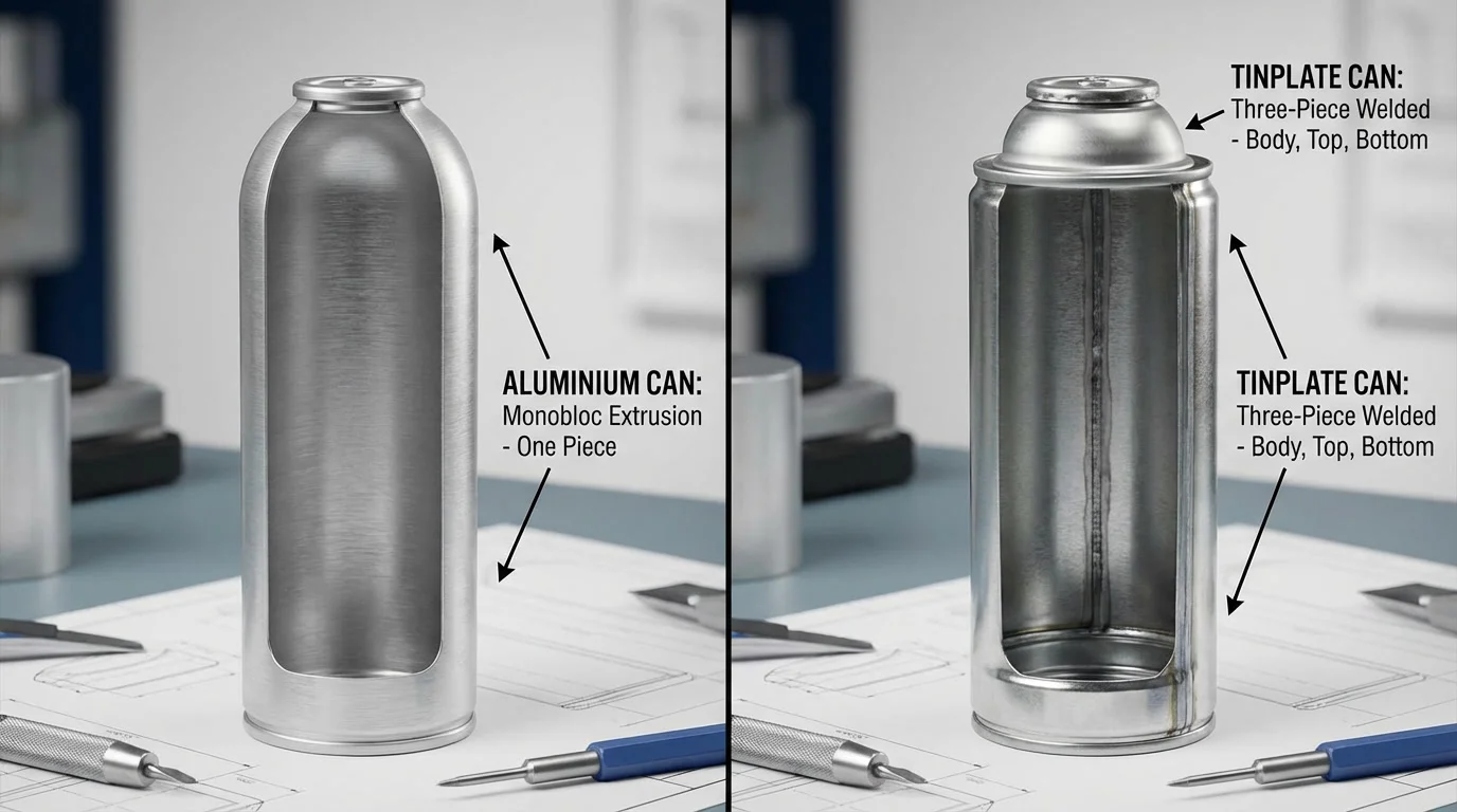 Aerosol Can Manufacturing Explained: How Aluminium and Tinplate Aerosol Cans Are Made