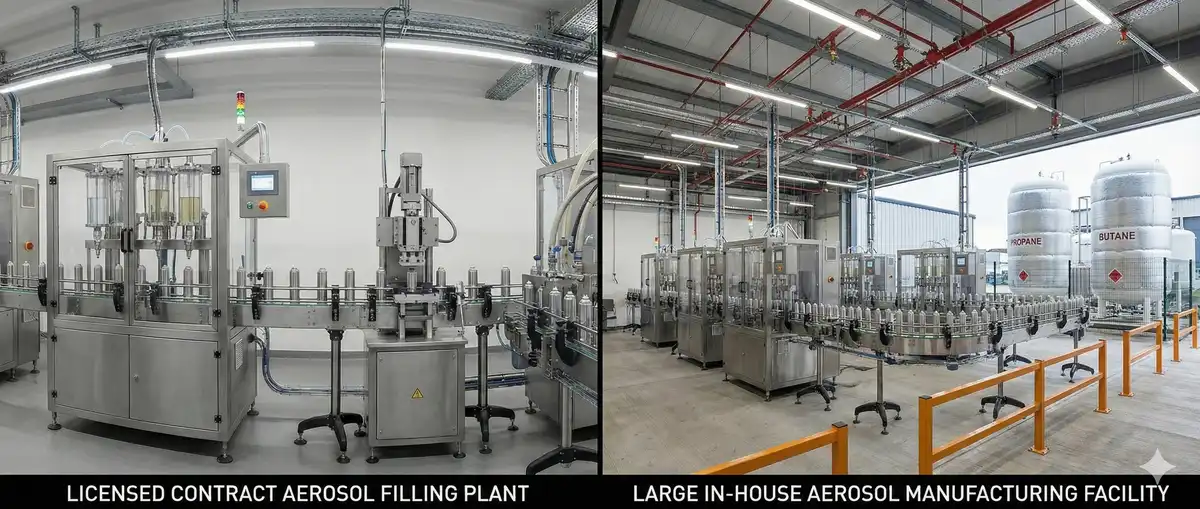 Comparison of contract aerosol filling versus in-house aerosol manufacturing facilities — Global Aerosols