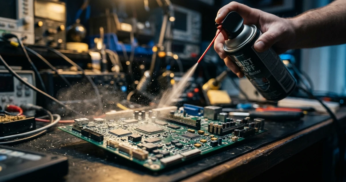 Compressed Air Duster Aerosols: HFO Alternatives, ESD Safety & Handling