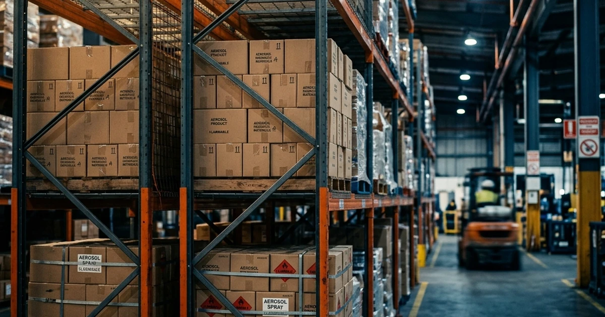 NFPA 30B: Aerosol Warehouse Storage Classification