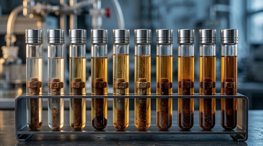 laboratory test of penetrating oil performance on corroded fasteners — Global Aerosols infographic