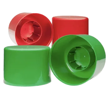 Aerosol caps, overcaps and spray actuators