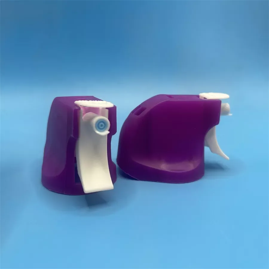 Trigger spray cap for aerosol cans